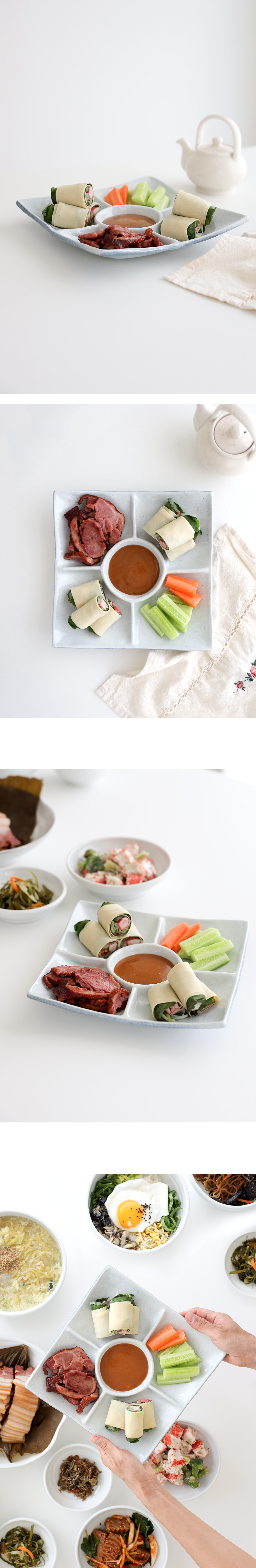 국내생산 청아 오절판 나눔 접시 상세 이미지 13